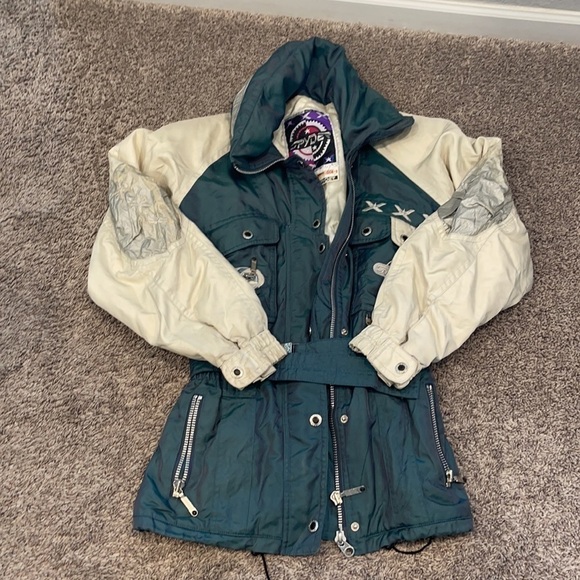 SPIDER RARE Vintage USA Ski Jacket 90’S UK 10 S (7AG) - Picture 4 of 16